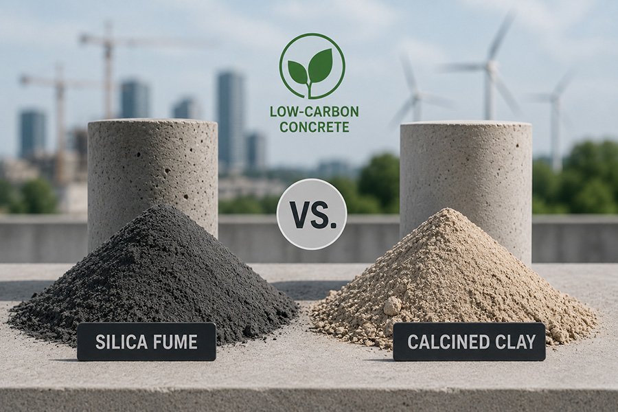 Silica Fume vs. Calcined Clay