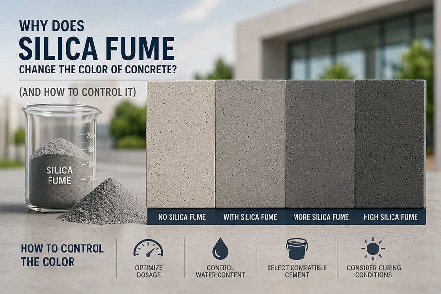 Why Does Silica Fume Change the Color of Concrete? (And How to Control It)