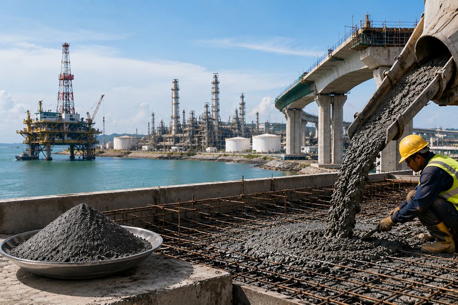 Silica Fume in Brunei: Oil & Gas and Infrastructure Applications